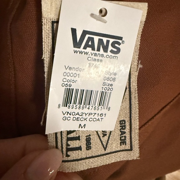 Vintage NWT Rare Vans  Drill Chore Canvas Jacket in the Tortoise Shell Men's M - Picture 9 of 9